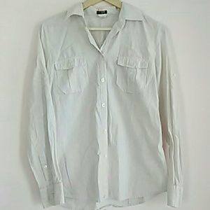 J. Crew button down size M pastel pinstripes